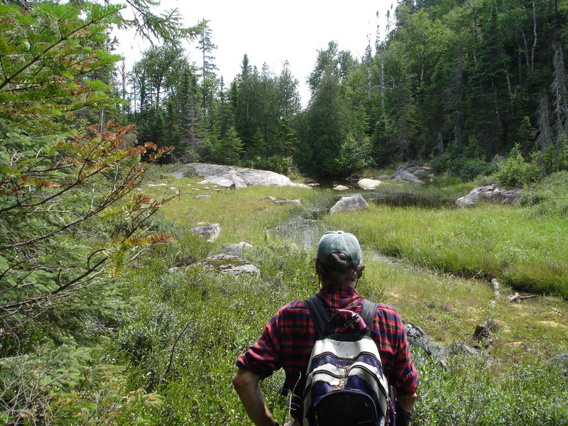 Arriving at the confluence point