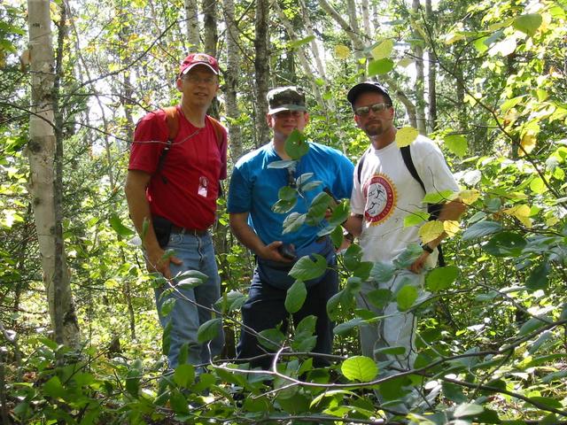 The three of us at the confluence