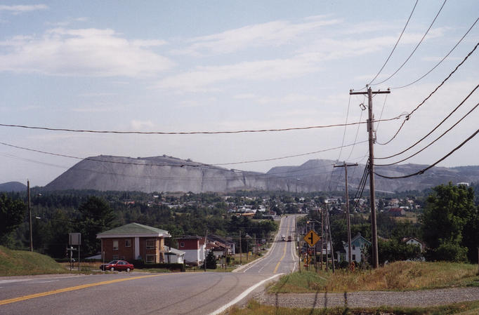 Asbestos mine in Black Lake