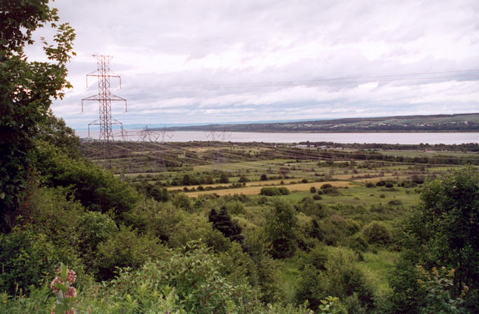 Looking south-east from the mountain