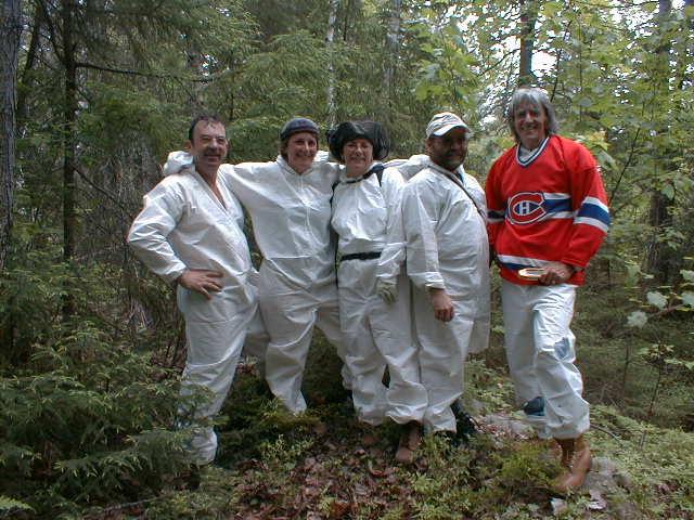 Les amis à la confluence / Group at the confluence