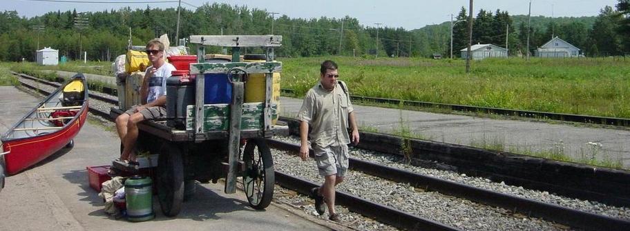 At the Hervey-Jonction train station (Qc)