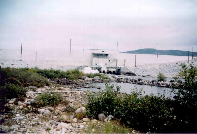 Le barrage Onatchiway - Onatchiway dam