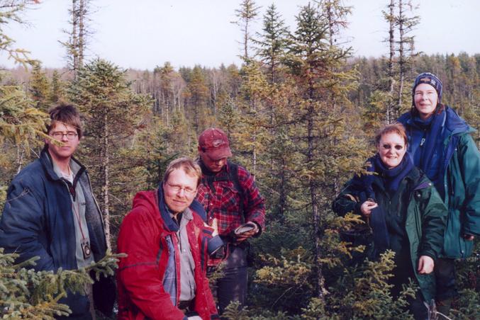 Mathieu, Christian, Daniel, Annie and Suzanne