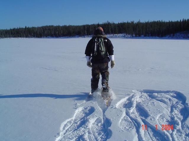 Last lake to cross before getting to confluence