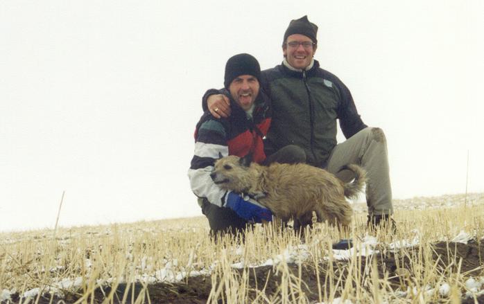 The trio at the confluence