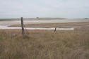 #8: If you look closely you can see clouds of salts blowing across the dried lake bed.