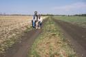 #6: The confluence visitors on the trail between fields.  About 213 m west of the CP.