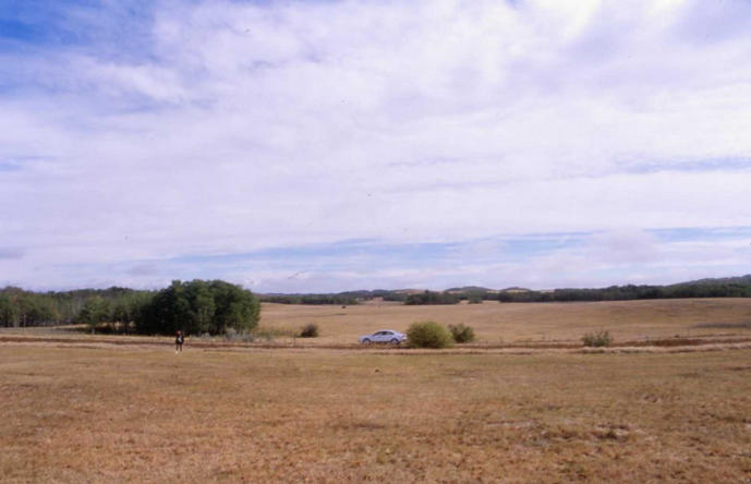 The view east from the confluence.