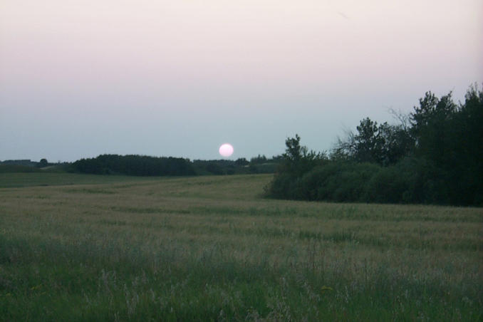 Losing daylight quickly.