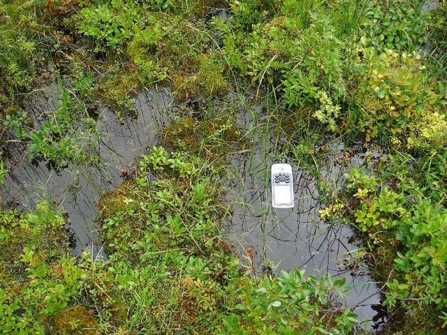 Point in Water section / Schnittpunkt mitten im Wasser