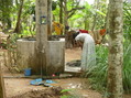 #7: Girl by the well situated a few meters from the Confluence