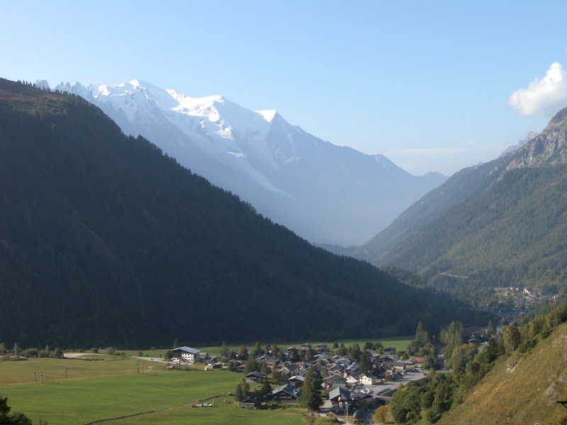 Montroc-le-Planet and Mont Blanc