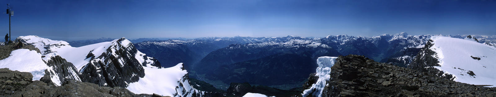 A panoramic view from the confluence point