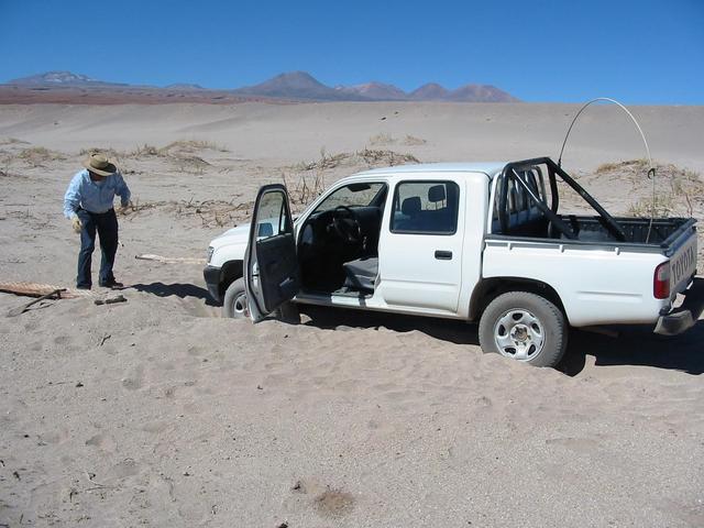 Stuck in the sand