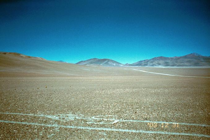 View of the confluence, facing south.