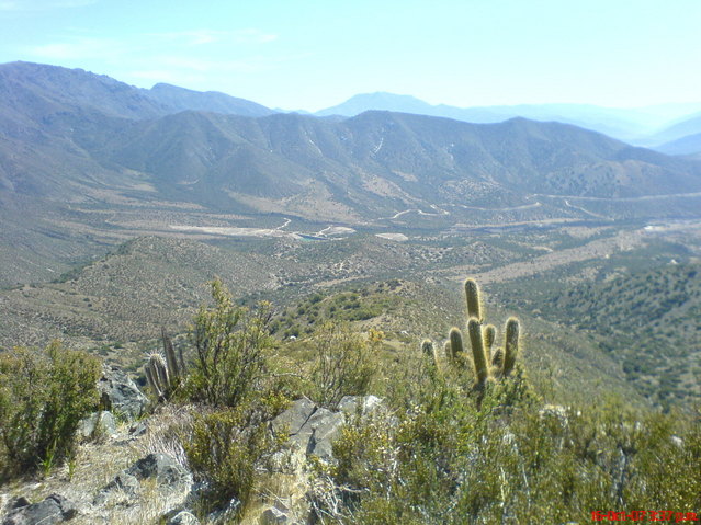 vista panoràmica antes de bajar hacia el PC 32-71