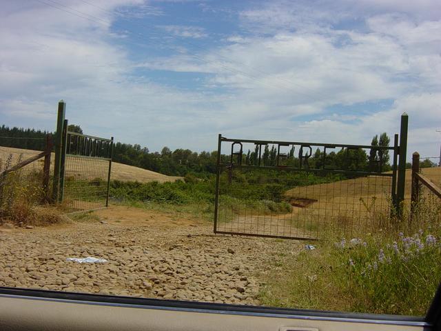 The right gate to enter (to get to the farm)