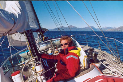 Sailing through Magallan's Channel