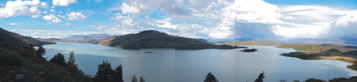 view of Lago Nordenskjold from 750M below confluence