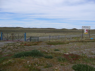 #1: View east towards CP, but need to cross the locked gate!