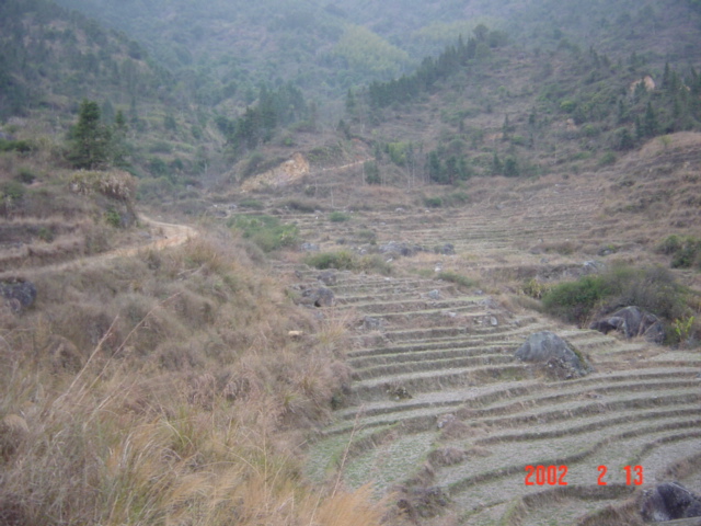 Confluence is located in the hills off to the top left of this valley