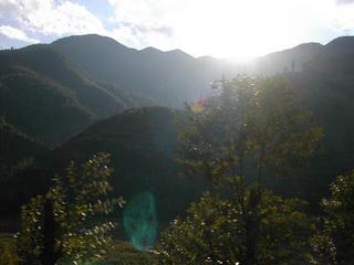 #1: Looking west toward Sanjie and the confluence 5.1 km beyond