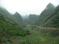 #3: Dirt road leading down a valley in the direction of the confluence, 3 km SW.