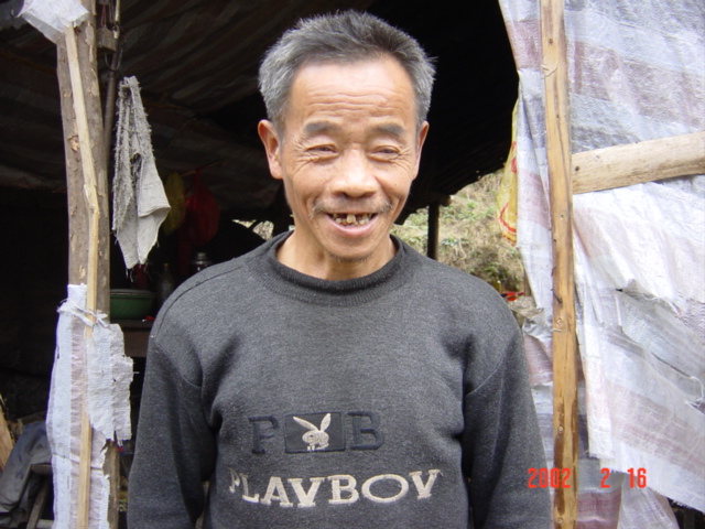 The peasant who made lunch for us (I wonder if HH got his royalties for this shirt?)