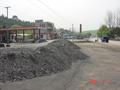 #6: Looking south down main road, with petrol station on left