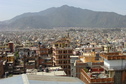 #2: A view from the roof of the Hotel Marshyangdi in Kathmandu Valley was as close as we ever got to our original target of 27N 85E.