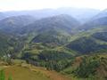 #8: Looking towards the confluence from my starting point.  28N 103E lies on the right side hill about 2500 meters away.