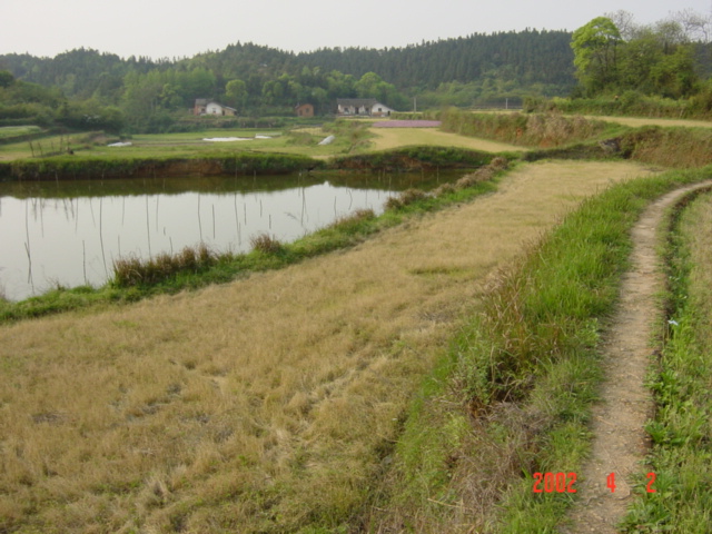 Farmhouse at the end of the valley