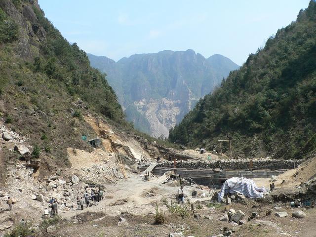 Dam under construction