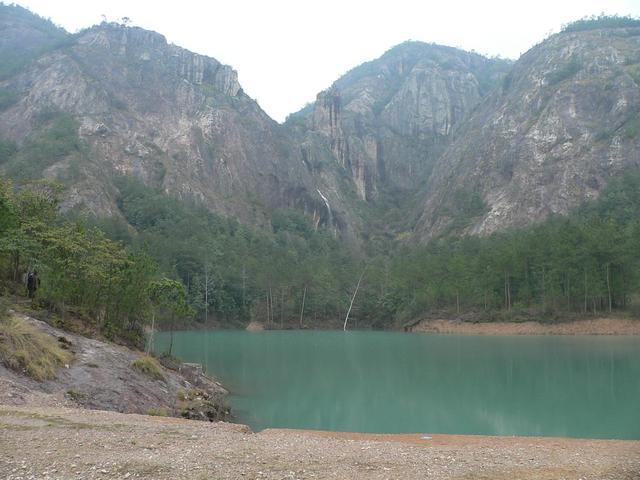 Dam and waterfall