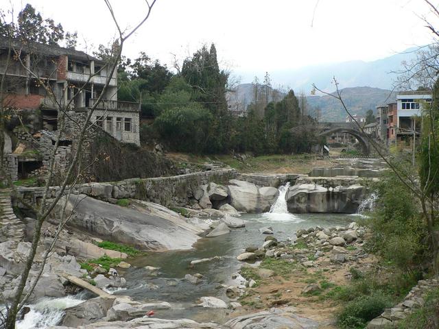 Stream running through Huangtan