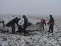 #9: Emergency afternoon setting up of tent on 'mushroom terrain' (Day 4)