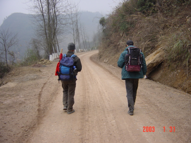 Walking the road to the Confluence Point