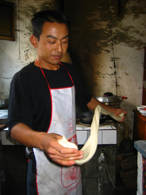 Hand made pasta called Lamian