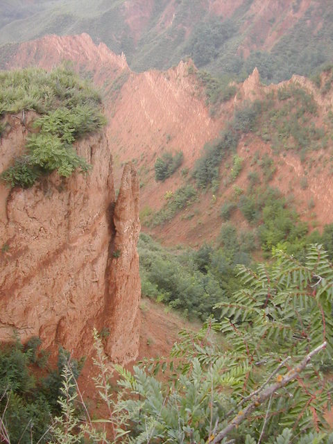 Vertical cliffs in the area made getting to the CP challenging