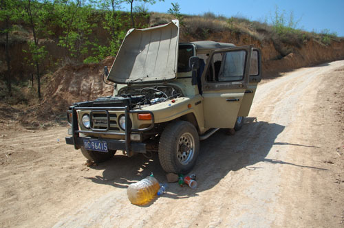 The jeep break down--抛锚的车