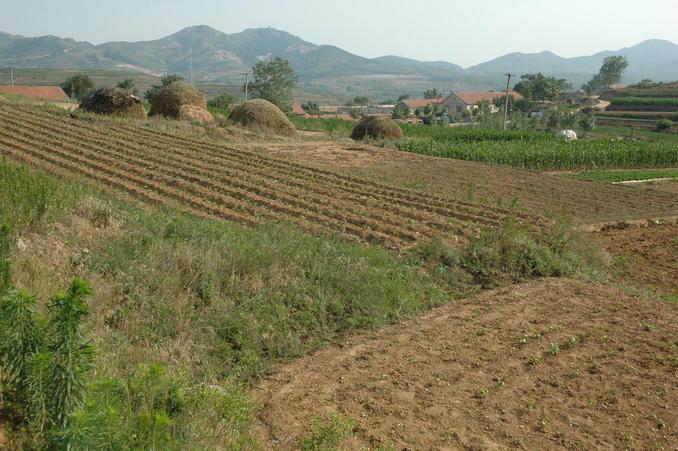 View of the nearby village