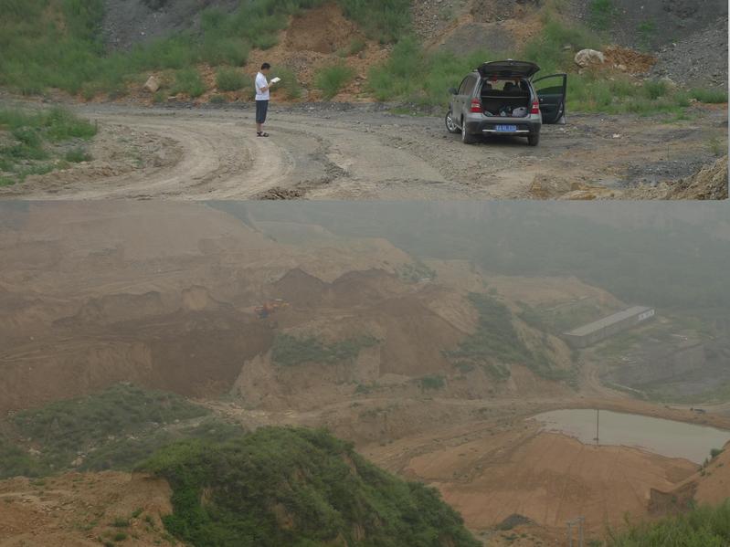 Priest Zhan reading the Bible, work in the mountains