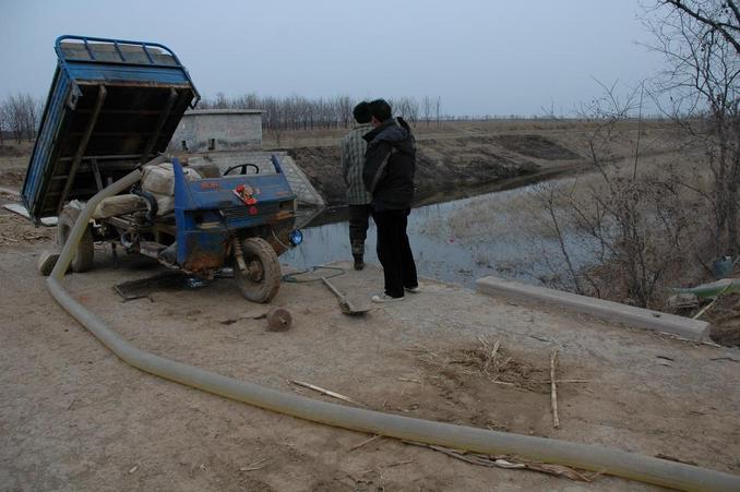 Pumping water near the CP