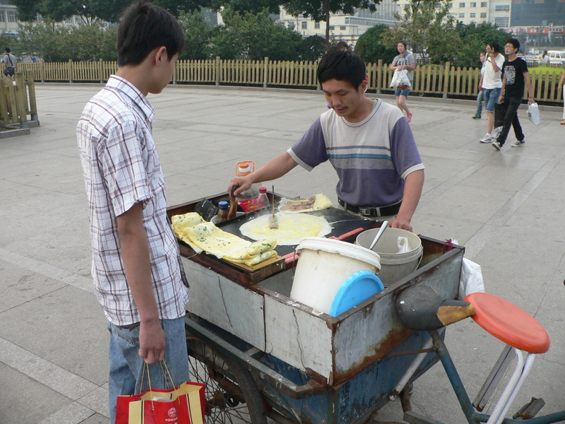 Breakfast pancakes, Shanxi style