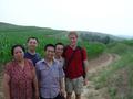 #9: Driver, Kong Jia, Xiao Baojin, Li Tong and myself close to the starting point of our trip