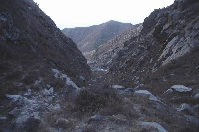 North view - entrance of the Confluence valley