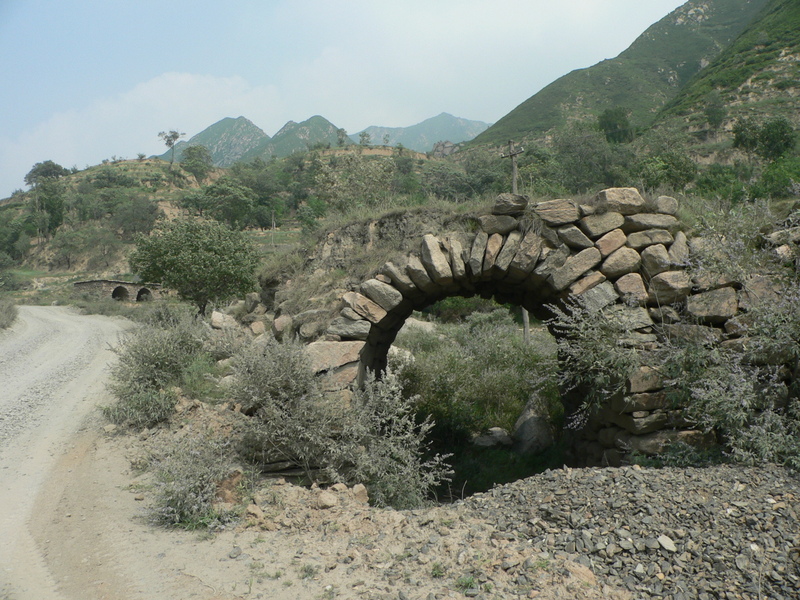 Old stone-arch bridge