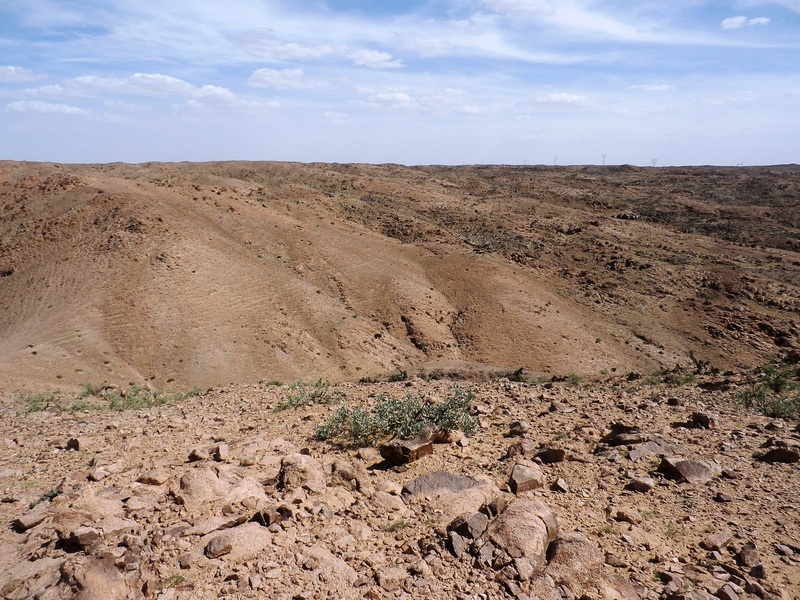 View to the Confluence from 6.8 km Distance