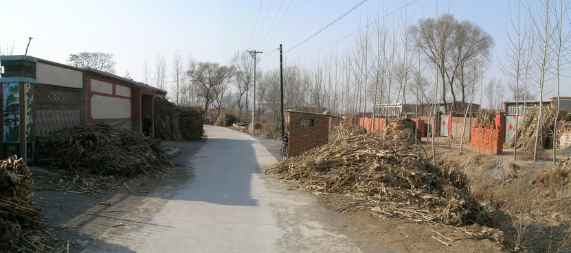 View to the west – towards the overland road